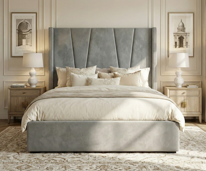 Sienna Wing Divan Bed - Solace Beds